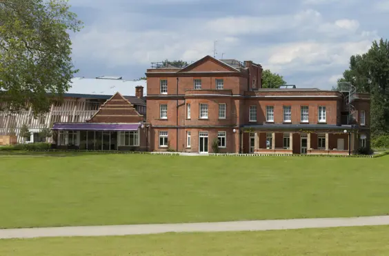 West Hall - An outside view of the home